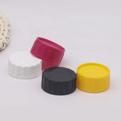 China Yellow Green Red Black White Colorful Plastic Cap 45mm Cover 45mm Plastic Screw Cap Non Refillable Chemical for sale