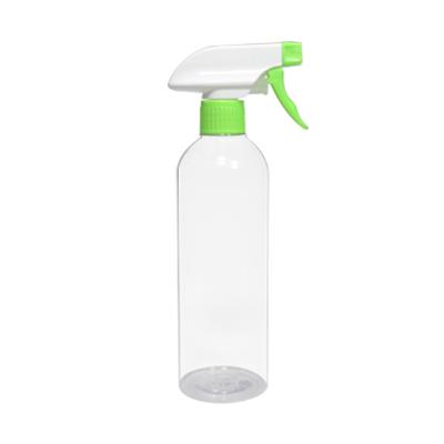 China Household Products Bottle 500ml Mist Spray Trigger Bottle Part Spray High Quality Transparent Cleaning Plastic Bottle for sale