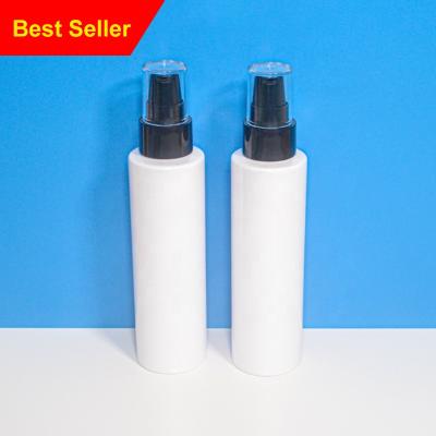 China 200ml Cosmetic High Quality White Square Plastic Shoulder Bottle Lotion Pump Packaging for sale