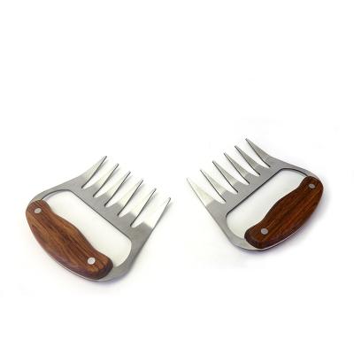 China Viable Kitchen Accessories Stainless Steel BBQ Pork Turkey Chicken Carving Barbecue Grill Bear Meat Claws for sale