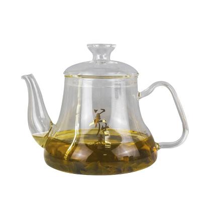 China Sustainable Hot Selling 900 And 1200ml Glass Tea Kettle Teapot With Infuser for sale