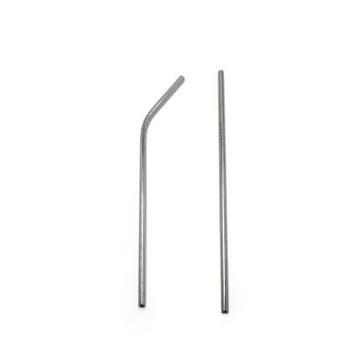 China High Quality Environmental Sustainable Stainless Steel 6*215mm Reusable Metal Drinking Straw for sale