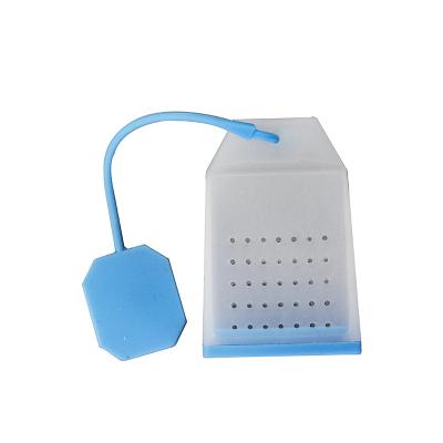 China Stocked Reusable Silicone Tea Bags Silicone Tea Infuser Bag Filter Strainer for sale