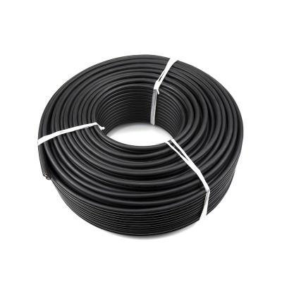 China XLPO solar cable with tinned copper core 2*6 square meters, red black double parallel line, multi-core flame retardant for sale