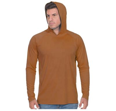 China Antibacterial Fishing Shirts For Men Sleeve Long Sun Protection SPF 50+ T-shirt Hoodies UV for sale