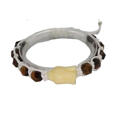 China Latest Fashion KDB6647 Wholesale CLASSIC Tiger Eye Buddha String Bracelet for sale