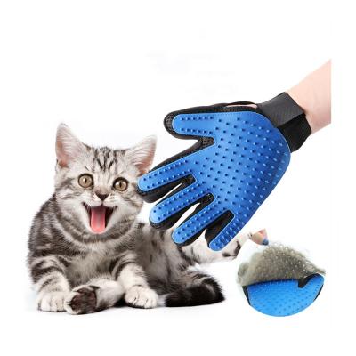 China Viable Hot Selling Dog Pet Grooming Glove Bath Gloves Shower Massage Brush Pet Supplies for sale