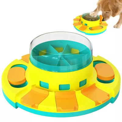 China Viable Dog Consumption Driver Press Slow Food Faulty Shock Absorber Slow Training Toy For Dog for sale