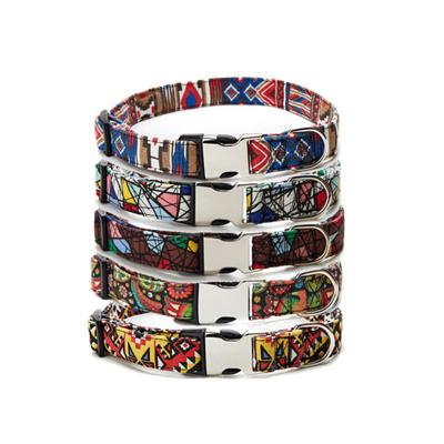 China 2022 Bohemian Style Designer Custom Dog Collar Metal Dog Collar DETACHED Popular Ethnic Buckle Custom Manufacturer for sale