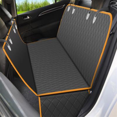 China Custom Car Dog Seat Cover Durable Backseat Cover Protector Non-Slip Scratchproof Waterproof Backseat Hammock for Dogs for sale