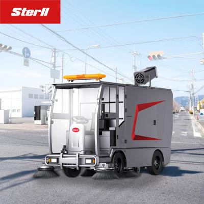 China ST20 Hotels Battery Powered Industrial Floor Sweeper Machine Large Tower On Park Road Cleaning Sweeper for sale