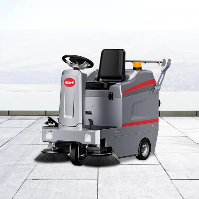 China ST3 Hotels Electric Floor Sweeper Big Size Road Sweeper With Brush Motor Strong Power Sweeper Truck And Smart System for sale