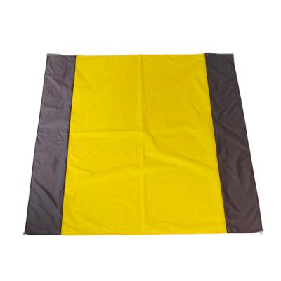 China Fold In A Waterproof Beach Blanket PE Bag Portable Folding Camping Pocket Beach Lightweight Mat for sale