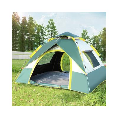 China Diagonal tying type large family folding tents automatic waterproof camping portable hike outdoor tent for sale