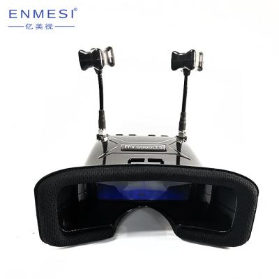 China 80 Degree Mini FPV Video Glasses 960* 240 Resolution Small Size TFT Screen for sale