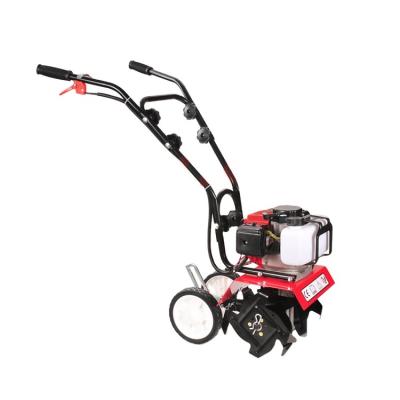 China New Anti-Slip Handle Tiller 62cc Garden Cultivator Two Stroke Gasoline High Power Rotary Thatcher for sale