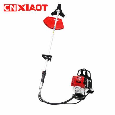 China 4-Stroke Gasoline Grass Brush Cutter 31cc Manual Garden Weeding Machine Backpack Style Support OEM for sale