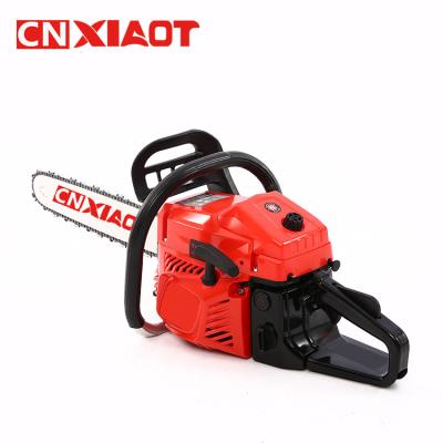 China 2-Stroke 58cc Gasoline Chainsaw 5800 Diamond Chain Saw Bag Metal OEM Customized Power Engine Cylinder Box Anti Air Industrial Racing Pcs for sale