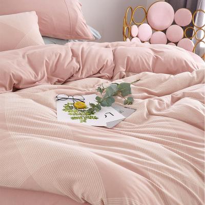 China Customized Packaging Nondisposable Designer Brand Premium Luxury 100% Luxury Jacquard Jacquard Knit Duvet Cover Sets for sale