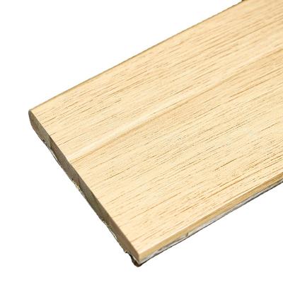 China Modern Environment Friendly Decorative wood skirting line skirting board flooring accessories for sale