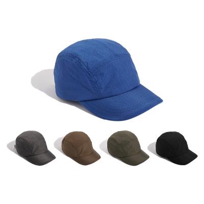 China breathable & Waterproof Camping Sports Inserting Plastic Loop Breathable Single Grid Hat for sale