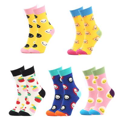 China 2022 Colorful Design Mens Unisex Dress Funny Tube Cotton Breathable Happy Socks for sale