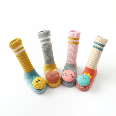 China QUICK DRY Happy Baby Socks 3d Anti Slip Cartoon Cute Shoe Baby Sock for sale