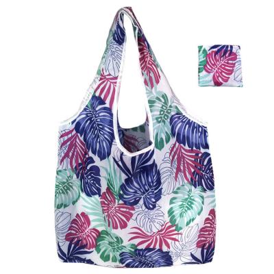 China High Quality Fashion Women's Shopping Bag Printed Design Foldable Handbag for sale