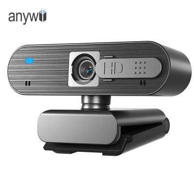 China Ant-Peep Webcam Anywii Privacy Cover Full HD Webcam Bracket 1080p Webcam Camera Laptop Webcam with Stand for sale