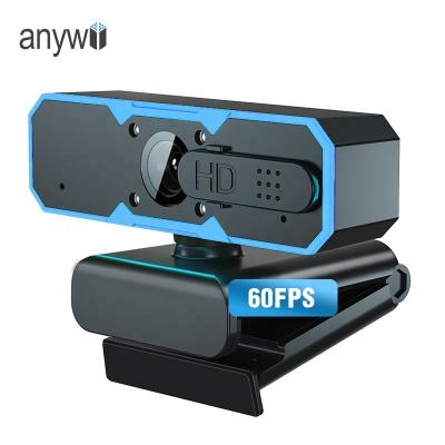 China New Design Anywii OEM Design Webcam 1080p Full HD Cool USB TV Webcam Android Box Webcam With Stand for sale