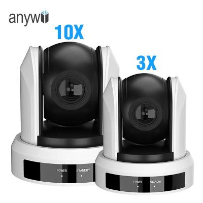 China HD Group Video Conferencing USB Webcam 1080p LIVE Steaming Boardcasting Anywii Ptz Webcam Conference 3x 10x Zoom Optical Wall Mount for sale