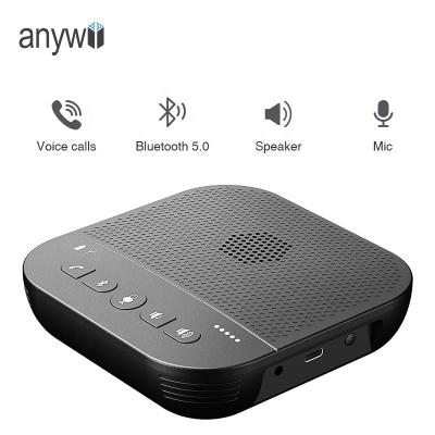 China Anywii video online mini portable speakerphone mini conference meeting BT speakerphone wireless usb speakerphone for sale