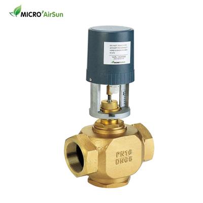 China General Modulation Control Motorized Ball Valves Motorized Valve For Fan Coil Unit for sale