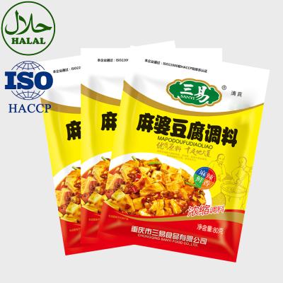 China Wholesale SANYI Halal Food 80g Mapo Tofu Seasoning From China Halal Factory MPDF-01 for sale