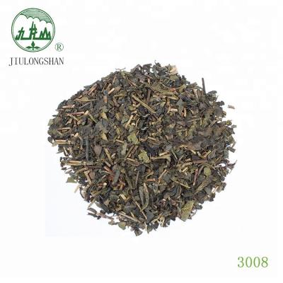 China High Quality Low Fat Reputation Good Suppliers Te Verde Chun Mee 3008 Green Tea With Tin Box Packing for sale