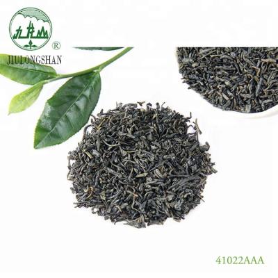 China Loose Tea Te Verde Chun Mee Available OEM High Heat Popped Loose Tea China Gifts Leaves Organic Green Tea for sale