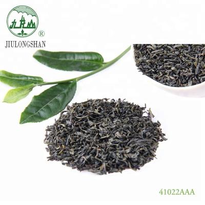 China Te Verde Chun Mee Loose loose tea fried Jiulongshan loose green tea 41022 China Chunmee high heat for sale