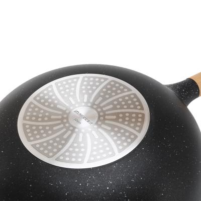 China Viable Chinese Non-stick Pot Pan Wok Pan Aluminum Wok Imash for sale