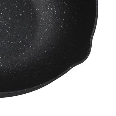 China Imesh wok pan non stick cookware pot viable aluminum pan 24/26/28 cm for sale