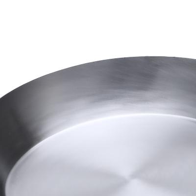 China From Europe Cookware Ribbon Non Stick Carbon Steel Hot Wholesale Frying Pan for sale