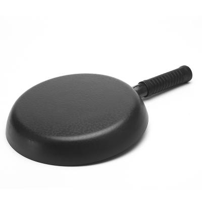 China Europe Custom Black Made Wok Logo Cookware China Cooking Frying Pan Non Stick Pan for sale