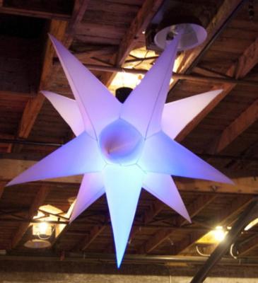 China High Quality Inflatable Star Lighting Colorful Inflatable Star for sale