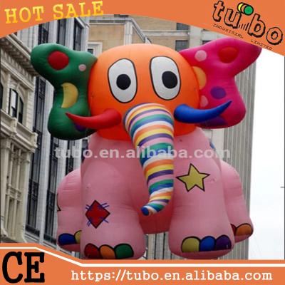 China 2015 cheap inflatable advertising comics/inflatable elephant balloon/inflatable pink elephant for sale as needed for sale