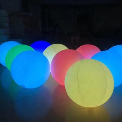 China 2m large large diameter inflatable decorative floating balloon / inflatable sphere with led for sale 2m or custom for sale