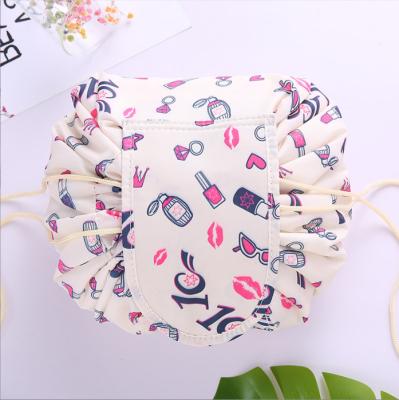 China Fashion Unicorn Vely Veiy Receive Lazy People Receive Package Large Capacity Portable Lazy People Draw String Travel Makeup Bag for sale