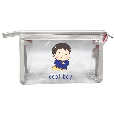 China Fashion New Transparent Makeup Bag Waterproof Girl Heart Portable Bag With You Wash Gargle Bag for sale