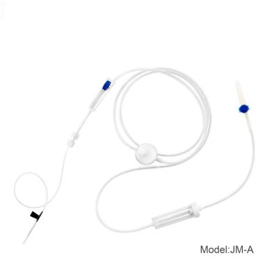 China Disposable Medical Grade PVC Infusion Set With Precision Flow Regulator for sale