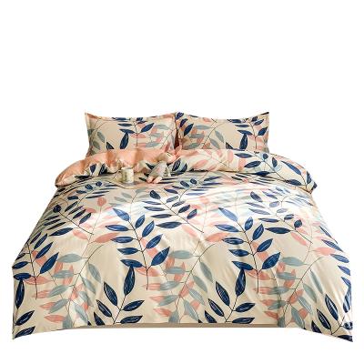 China Sustainable Wholesale Printed Bed Duvet Cover 100% Cotton Quiilt Cover for sale