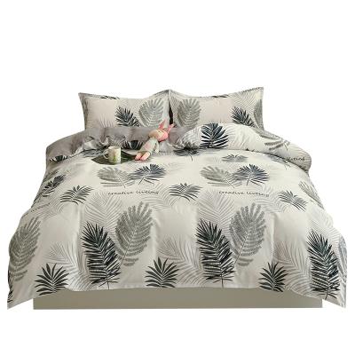 China Sustainable High Quality 100% Cotton Bedding Set Printing Fashion Bed Set for sale