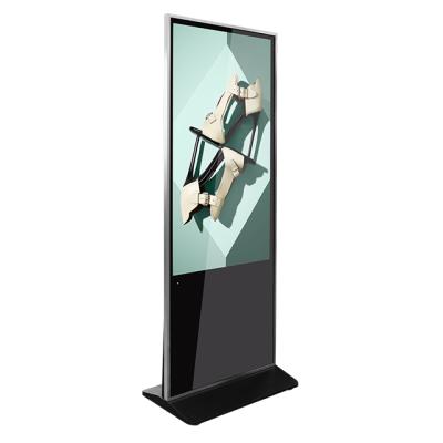 China 55 Inch Indoor Indoor Floor Standing Digital Android 7.1 Touch Screen LCD Signage Kiosk for sale